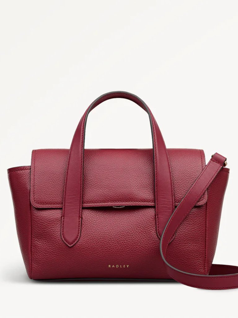 Nwt Radley Mayfair Lane Small Flapover Grab Leather Satchel Includes Documents